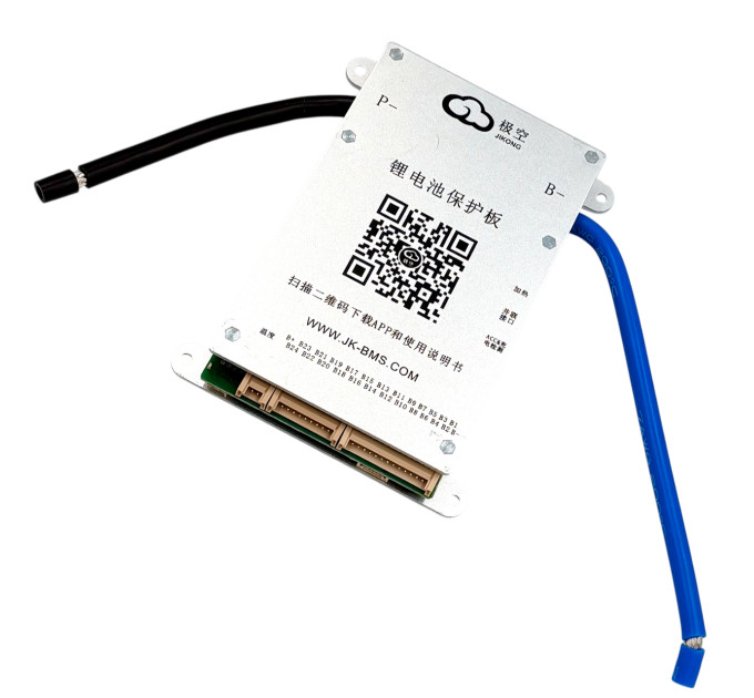 BMS JK-BD6A24S8P 80A 8S–24S для LiFePO4, Li-ion и LTO аккумуляторов — активная балансировка 0.6A, Bluetooth