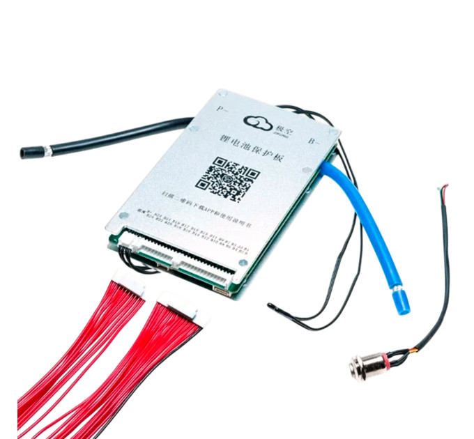 BMS JK-BD6A24S8P 80A 8S–24S для LiFePO4, Li-ion и LTO аккумуляторов — активная балансировка 0.6A, Bluetooth