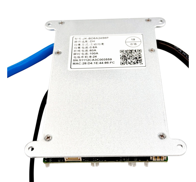 BMS JK-BD6A24S6PH 0.6A 60A - интеллектуальная система 8S–24S для LiFePO4 / Li-ion с подогревом