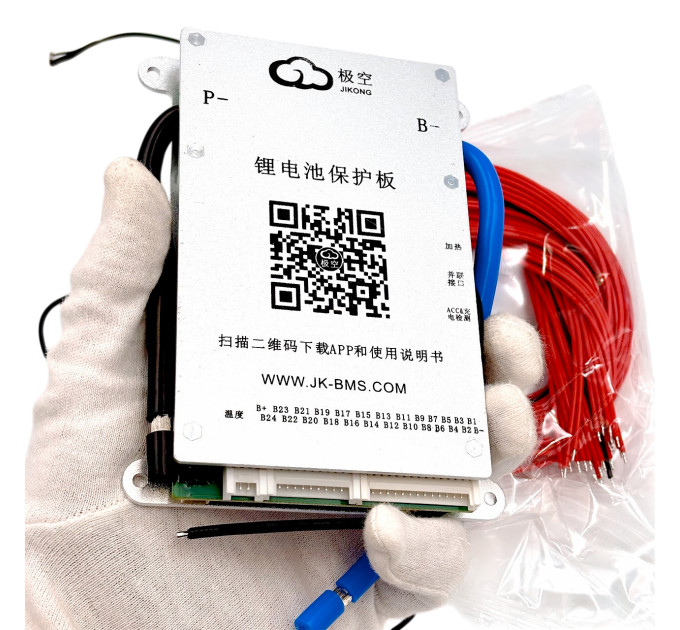 BMS JK-BD6A24S6PH 0.6A 60A - интеллектуальная система 8S–24S для LiFePO4 / Li-ion с подогревом