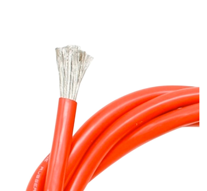 Силовой силиконовый кабель 7 AWG 12 мм² Красный — гибкий термостойкий проводник до 120A Силовой силиконовый кабель 7 AWG 12 мм² Красный — гибкий термостойкий проводник до 120A