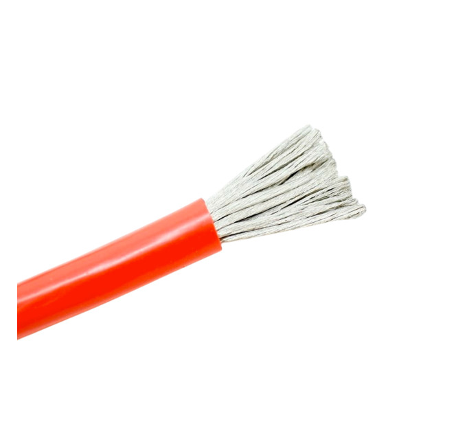 Силовой силиконовый кабель 7 AWG 12 мм² Красный — гибкий термостойкий проводник до 120A