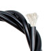 Силовой силиконовый кабель 7 AWG (12 мм²) Черный — термостойкий гибкий провод до 120А