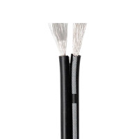 Силіконовий кабель 22AWG 2P 1м Чорний