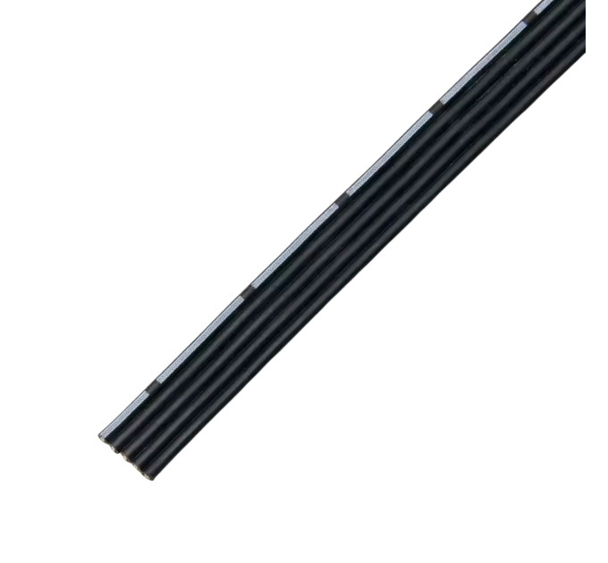 Гнучкий силіконовий кабель 22AWG 5P 1м Чорний — м'який термостійкий шлейф для LED, RC та 18650