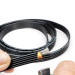 Гнучкий силіконовий кабель 22AWG 5P 1м Чорний — м'який термостійкий шлейф для LED, RC та 18650