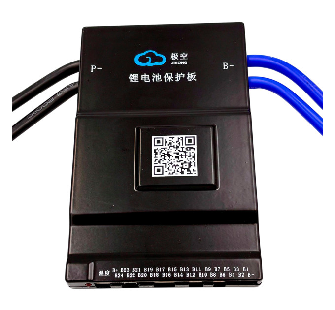 Плата BMS JK-B2A24S20PC 8S–24S 200A 2A — інтелектуальна система з CAN для LiFePO4, Li-ion та LTO