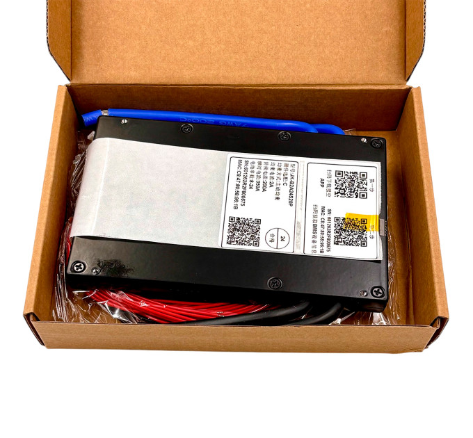 Плата BMS JK-B2A24S20PC 8S–24S 200A 2A — інтелектуальна система з CAN для LiFePO4, Li-ion та LTO