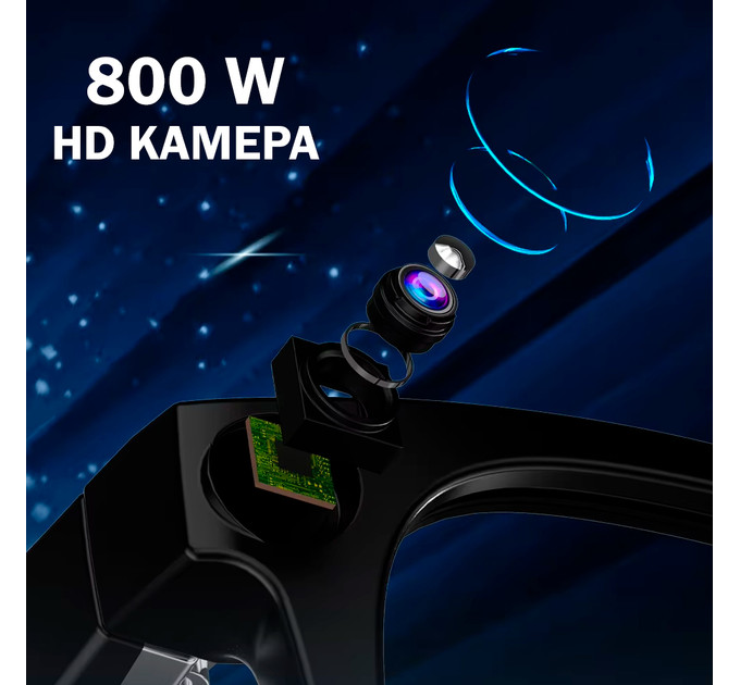 Умные очки G300 с камерой 1080P HD и AI переводом — смарт-очки с микрофоном и сменными линзами для работы