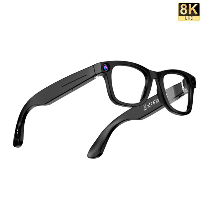 Умные очки G300 с камерой 1080P HD и AI переводом — смарт-очки с микрофоном и сменными линзами для работы