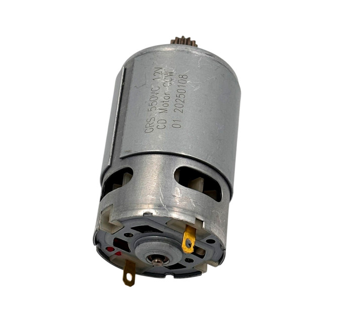 Електродвигун GRS 550VC 12V 12T — силовий мотор для шуруповерта та акумуляторної пилки
