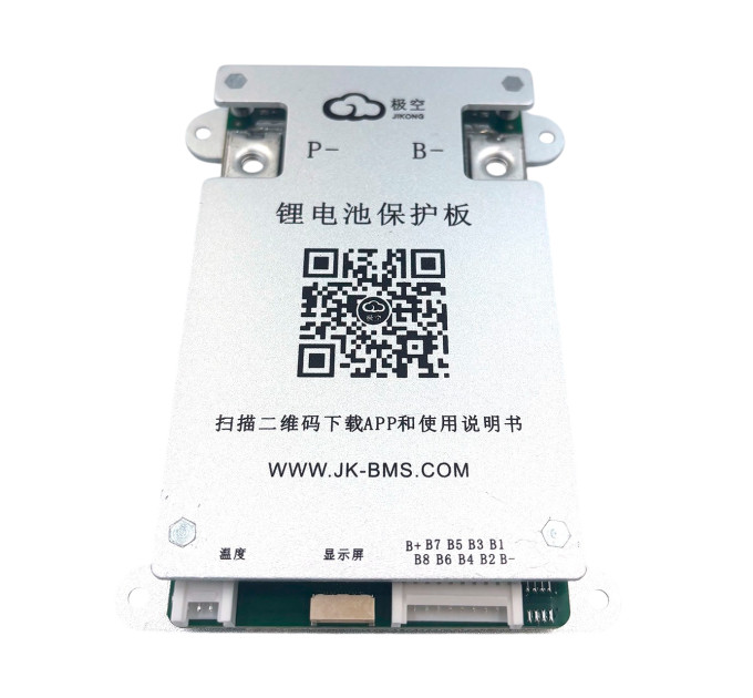 BMS JK-BD4A8S6P 4S–8S 60A — интеллектуальная плата защиты с активным балансиром 0.4A для LiFePO4, Li-ion и LTO