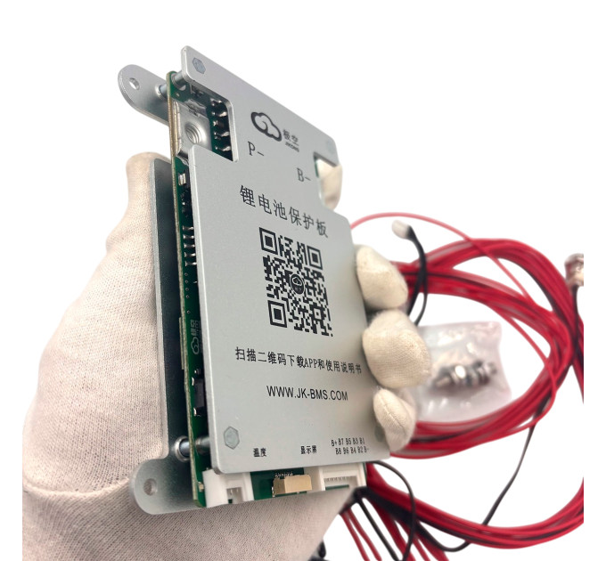 BMS JK-BD4A8S6P 4S–8S 60A — интеллектуальная плата защиты с активным балансиром 0.4A для LiFePO4, Li-ion и LTO