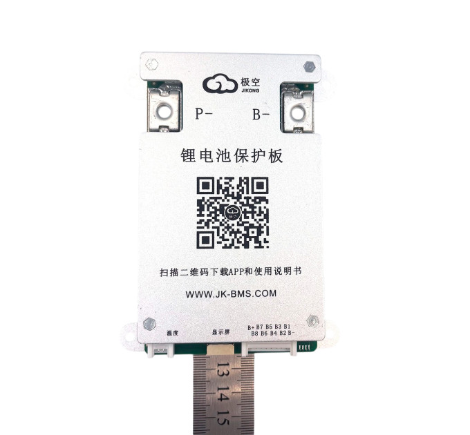 BMS JK-BD4A8S6P 4S–8S 60A — интеллектуальная плата защиты с активным балансиром 0.4A для LiFePO4, Li-ion и LTO