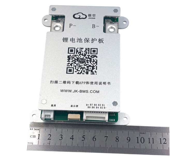 BMS JK-BD4A8S6P 4S–8S 60A — интеллектуальная плата защиты с активным балансиром 0.4A для LiFePO4, Li-ion и LTO