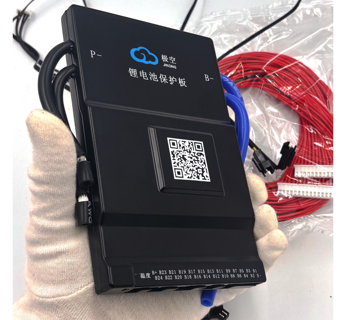 BMS JK-B1A24S15PCR 150A 1A — интеллектуальная система 8S–24S для LiFePO4, Li-ion и LTO
