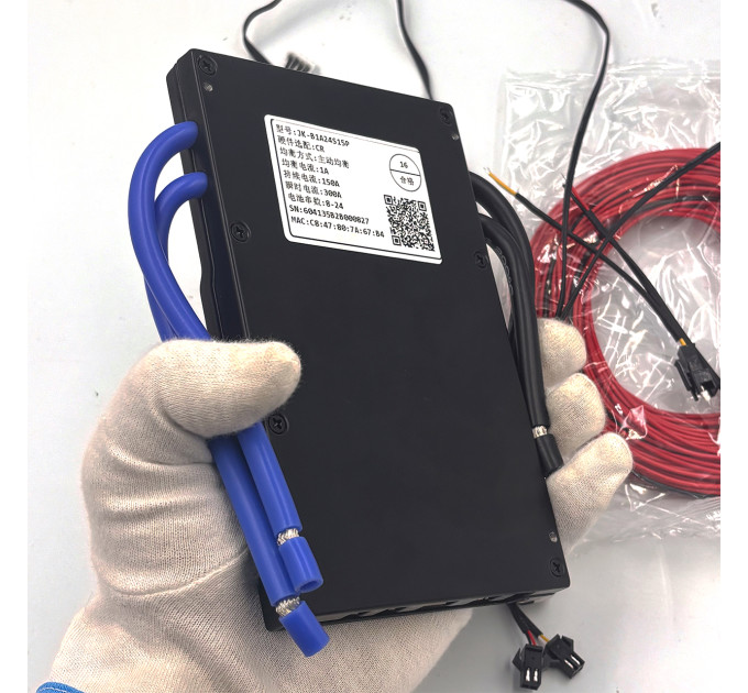 BMS JK-B1A24S15PCR 150A 1A — интеллектуальная система 8S–24S для LiFePO4, Li-ion и LTO