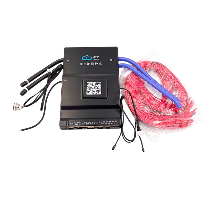 BMS JK-B2A24S20PH 200A — интеллектуальная система 8S–24S с активным балансиром 2A и подогревом для LiFePO4, Li-ion, LTO