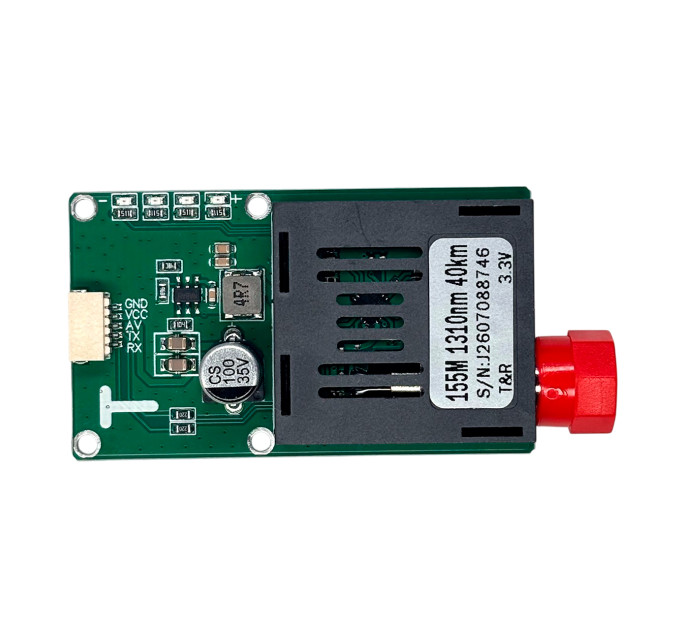 Оптоволоконный передатчик T&R N.V. TX 155M-FC-3.3V — защищенная связь 40 км для FPV