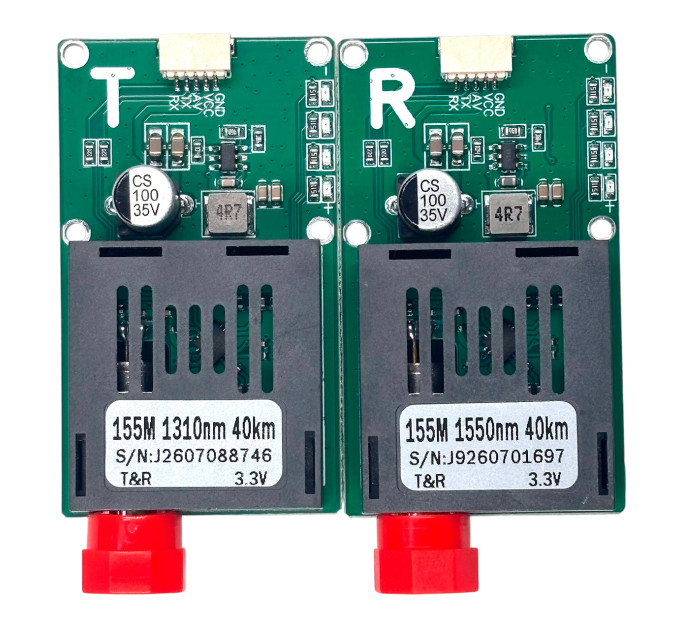 Оптоволоконный передатчик T&R N.V. TX 155M-FC-3.3V — защищенная связь 40 км для FPV