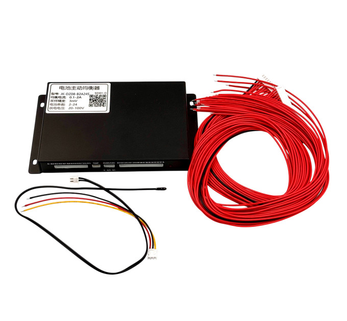 Активний балансир JiKong JK-DZ08-B2A24S CAN 2A 2S–24S — смарт-модуль для LiFePO4, Li-ion та LTO
