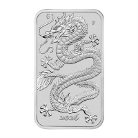 Срібна монета-злиток 1$ Дракон 1oz 2026 Австралія Perth Mint