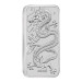 Прямокутна срібна монета 1$ Дракон 1oz 2026 Австралія — Perth Mint, Ag 999.9