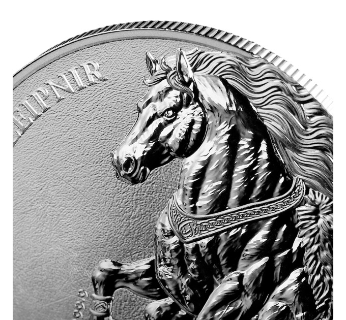 Срібна монета Germania Beasts: Sleipnir 1 oz 2026 — 5 Mark Ag .9999