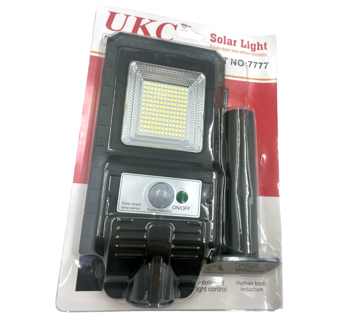 Уличный светильник Solar Street Light SF-77 на солнечной панели для освещения территории и автономной работы