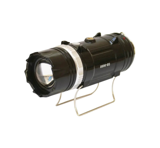 Кемпинговый фонарик GSH SB-9688 — аккумуляторный, с возможностью подзарядки от солнца