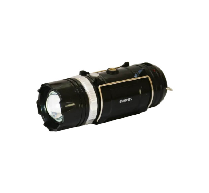 Кемпинговый фонарик GSH SB-9688 — аккумуляторный, с возможностью подзарядки от солнца