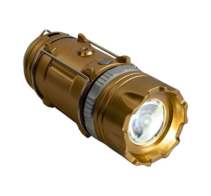 Кемпинговый фонарь GSH-9699 — аккумуляторный, с солнечной подзарядкой и USB-портом