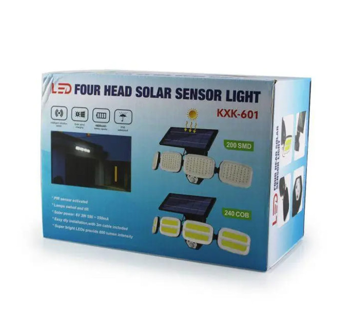 Солнечный фонарь KXK 601 Solar 240COB – автономный уличный