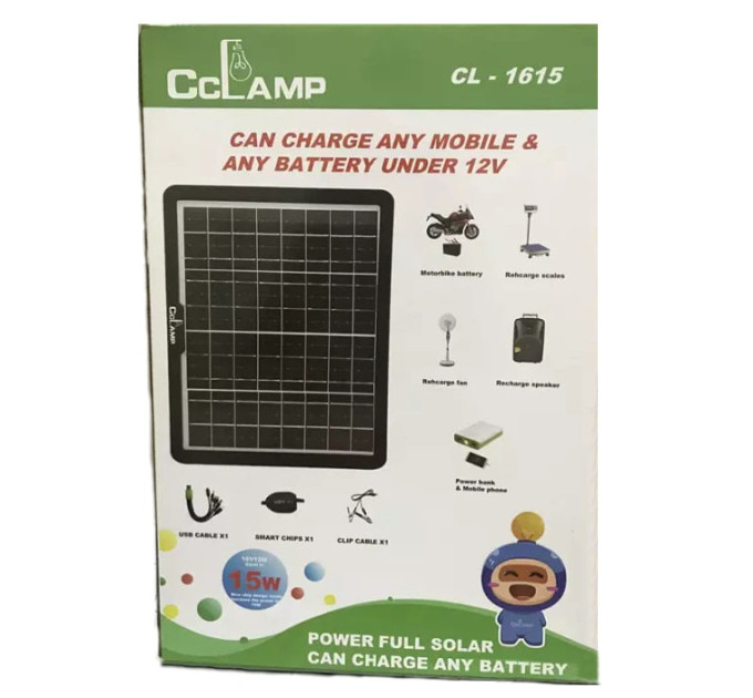 Солнечная панель CcLamp CL 1615 15 Вт для телефонов и аккумуляторов