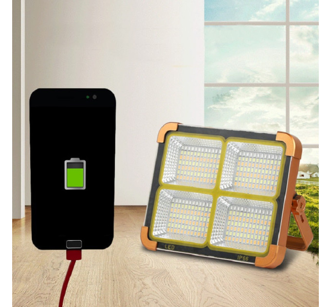 Автономный прожектор SL-D8 1000 Вт с солнечной панелью и Power Bank 20000 mAh
