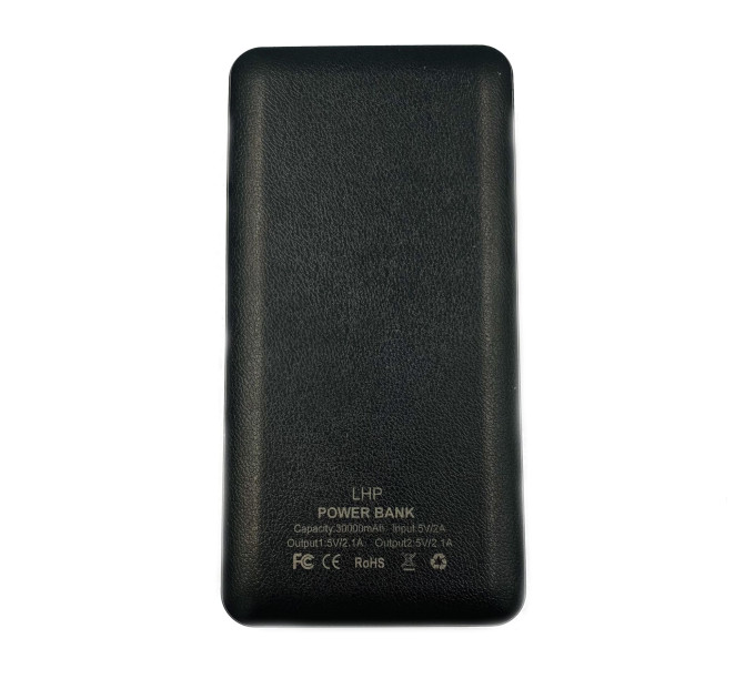 Портативное зарядное устройство Power Bank LHP 30000 mAh с LED-фонарями
