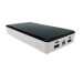 Портативний зарядний пристрій Power Bank Zebra 30000 mAh з USB та ліхтариком