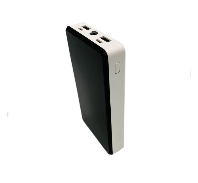 Портативний зарядний пристрій Power Bank Zebra 30000 mAh з USB та ліхтариком